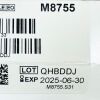 ETHICON REF M8755  7-0 (0.5 metric) 30" (75 cm) BV175-8 , PROLENE* (Polypropylene) Suture , EXP 2025/06 (11/BOX)