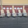 UMF MEDICAL Medical Exam Chair Table Power UMF 4011 with New Graphite Upholstery Exam Table