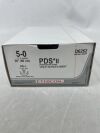 ETHICON D6262 PDS II Monofilament Suture, Double-Armed, RB-1, Size 5-0, 36"