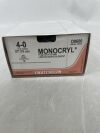 ETHICON D9600 MONOCRYL SUTURE, UNDYED BRAIDED, SIZE 4-0, 27", SINGLE ARM, PS-2 NEEDLE 
