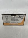 ETHICON MX927 ETHIBOND EXCEL Polyester Suture, TAPERCUT, Non-Absorbable, V-4 17mm / V-4 3/8 Circle, Green Braided 4-30" = 75cm, Size: 2-0