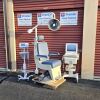 SMR MAXI Medical Exam Chair Table  S 2800 with Original Tan Upholstery Exam Chair