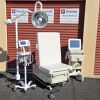 MEDICAL SPA TABLE CHAIR LIVING EARTHCRAFT SPA TABLE with New White Upholstery Exam Table
