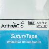 ARTHREX REF AR-7521 Suture Tape White/Blue 0.9 mm Suture, 38", 12/BOX EXP 2024/04