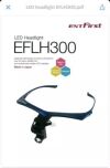 ENTFIRST LED Surgical Headlight (EFLH300). 4 Frame Color. Includ X1.7 or X2.0 M Headlight