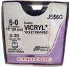 ETHICON J556G Coated VICRYL Violet Braided 6-0, 12” S-29 Spatula (BOX/12) 2025/08/31 Sutures
