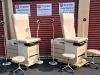 MIDMARK RITTER Exam Table Chair Power OB GYN Ritter Midmark 413 w New Cream Upholstery Exam Table