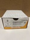 ETHICON CX21D 0 Ethibond Excel, Opened box of 10 Sutures