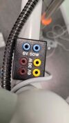ZEISS w/ Fiberoptic Illuminator Model 31 01 87 & Foot Switch O/R Microscope