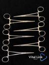 JARIT 105-120 Crile Artery Forceps Mirror Finish - Straight - 5 1/2in    6