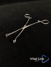JARIT 135-185 Babcock Tissue Forceps Mirror Finish - 10.5mm Wide Jaws - 7 1/4in