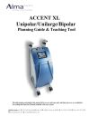 ALMA Accent XL Planning Guide, Quick Reference & User Operator