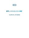 BTL AESTHETICS Vanquish ME Treatment Guide, Clinical Studies & User Operator