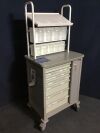 HERMAN MILLER 7 Drawer Anesthesia Crash Cart:  Includes key.