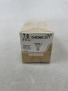 ETHICON 1744G Surgical Gut Suture - Chromic, Absorbable, MICROPOINT - Spatula, TG100-8 6.5mm TG100-8 1/4 Circle, Chromic Monofilament, 18" ˜