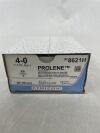 ETHICON 8621H PROLENE Polypropylene Suture, Straight Cutting Needles, Non-Absorbable, KS 60mm Straight, Blue Monofilament 30" = 75cm, Size: 4