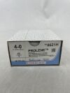 ETHICON 8621H PROLENE Polypropylene Suture, Straight Cutting Needles, Non-Absorbable, KS 60mm Straight, Blue Monofilament 30" = 75cm, Size: 4