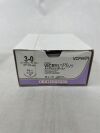 ETHICON VCP442H COATED VICRYL Plus Antibacterial (polyglactin 910) Suture, Reverse Cutting, Absorbable, FS-1 24mm 3/8 Circle, Undyed Braided 27