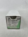 ETHICON 1660G ETHILON Nylon Suture, Size 6-0 L18in Nonabsorbable Black PS-4 L16mm 1/2 Circle Prime Reverse Cutting Silver Needle Nylon Monofi