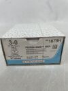 ETHICON 1679H PERMA-HAND Silk Suture, Non-Absorbable, Precision Point - Reverse Cutting, PS-1 24mm 3/8 Circle, Black Braided, 18" ˜ 45cm, Siz