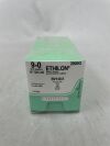 ETHICON 2800G ETHILON Nylon Suture, Taper Point, Non-Absorbable, BV130-5 6.5mm / BV130-5 3/8 Circle, Black Monofilament 10" = 25cm, Size: 9-0