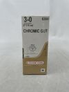 ETHICON 636H Surgical Gut Suture - Chromic, Reverse Cutting, Absorbable, FS-2 19mm 3/8 Circle, Chromic Monofilament 27" ˜ 70cm, Size: 3-0