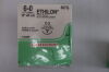 ETHICON 667G Ethilon Non-Absorbable Monofilament Nylon Suture, Size 6-0, 18 in. Length, C-2 Needle