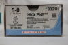 ETHICON 8321H Prolene Non-Absorbable Monofilament Polypropylene Suture, Size 5-0, 36 in. Length, C-1 Needle