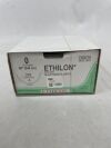 ETHICON D8626 Suture, Size 0, 96 in. Length, Black, Polyamide 6, Monofilament, 1/2 Circle, CCS Needle, 48 mm Needle Length