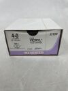 ETHICON J310H Coated Vicryl Absorbable Braided Polyglactin 910 Suture, Size 4-0, 27 in. Length, SH-1 Needle
