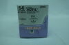 ETHICON J834G Coated Vicryl Absorbable Braided Polyglactin 910 Suture, Size 5-0, 18 in. Length, PC-1 Needle