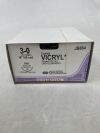 ETHICON JB864 COATED VICRYL (polyglactin 910) Suture, ETHIGUARD - Blunt Point, Absorbable, SHB 26mm ½ Circle, Undyed Braided 8-18" = 45cm