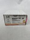 ETHICON MCP416H MONOCRYL Plus Antibacterial Suture, Taper Point, Absorbable, SH 26mm ½ Circle, Undyed Monofilament 70cm, Size: 3-0