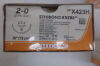 ETHICON X423H Ethibond Excel Non-Absorbable Braided Polyester Suture, Size 2-0, 30 in. Length, CT-1 Needle