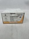 ETHICON X517H ETHIBOND EXCEL Polyester Suture, Reverse Cutting, Non-Absorbable, OS-4 22mm ½ Circle, Green Braided 30" = 75cm, Size: 0