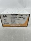 ETHICON X871H ETHIBOND EXCEL Polyester Suture, Taper Point, Non-Absorbable, RB-1 17mm ½ Circle, Green Braided 30" = 75cm, Size: 4-0