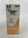 ETHICON X935H ETHIBOND EXCEL Polyester Suture, TAPERCUT, Non-Absorbable, V-5 17mm / V-5 ½ Circle, Green Braided 30" = 75cm, Size: 4-0
