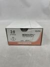 ETHICON Y317H MONOCRYL (poliglecaprone 25) Suture, Taper Point, Absorbable, SH 26mm ½ Circle, Violet Monofilament 27" = 70cm, Size: 2-0