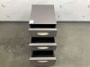 TENNSCO TS7BBFM 3 DRAWER ROLLING FILE STORAGE CABINET