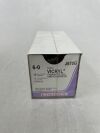 ETHICON J670G COATED VICRYL (polyglactin 910) Suture, SABRELOC - Spatula, Absorbable, S-14 8.0mm / S-14 ¼ Circle, Undyed Braided 18" = 45cm,
