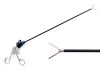 AESCULAP PL049R 5mm Atraumatic Grasper, Double Action, Rotatable, Slide Lock