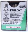 ETHICON 1696G ETHILON Nylon Suture, Size 7-0 , 18" P-1 (BOX/12) 2025/05/31 Sutures