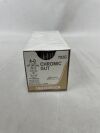 ETHICON 793G Surgical Gut Suture - Chromic, SABRELOC - Conventional Spatula, Absorbable, S-4 8.0mm / S-4 ¼ Circle, Chromic Monofilament 18"