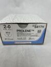 ETHICON 8417H PROLENE Polypropylene Suture, Taper Point, Non-Absorbable, MO-6 26mm ½ Circle, Blue Monofilament 30" = 75cm