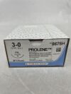 ETHICON 8675H PROLENE Polypropylene Suture, Reverse Cutting, Non-Absorbable, FSL 30mm 3/8 Circle, Blue Monofilament 30" = 75cm