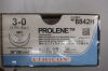 ETHICON 8842H Prolene Non-Absorbable Monofilament Polypropylene Suture, Size 3-0, 36 in. Length, MH Needle
