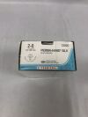 ETHICON C022D Perma-Hand Silk Black Braided Sutures, Size 2-0, 18in, CT-1 Needle