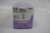 ETHICON J570G Coated Vicryl Absorbable Braided Polyglactin 910 Suture, Size 6-0, 18 in. Length, S-14 Needle