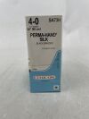 ETHICON SA73H PERMAHAND Silk Suture, SUTUPAK Pre-Cut Sutures, Non-Absorbable, Black Braided 13-24" = 60cm, Size: 4-0