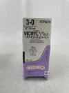 ETHICON VCP427H COATED VICRYL Plus Antibacterial (polyglactin 910) Suture, Precision Point - Reverse Cutting, Absorbable, PS-2 19mm 3/8 Circle,